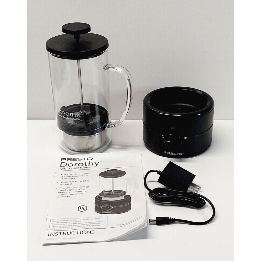 Presto Rapid Cold Brew Coffee Maker Dorothy Speed Control Power Base Cord NWOT